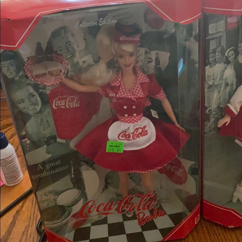 Collectors Coca-cola Barbie Set